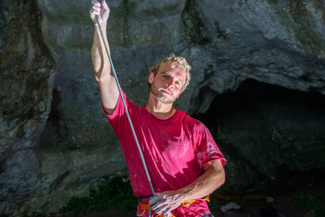 Klettern in der Nugla Cave, Kroatien 2024